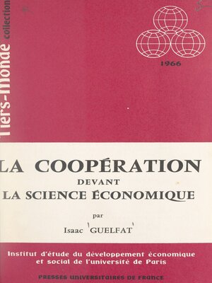 cover image of La coopération devant la science économique